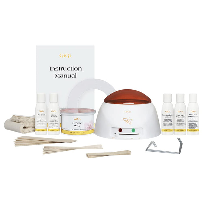 GiGi - Mini Pro Kit for Women, Hair Removal Wax Kit