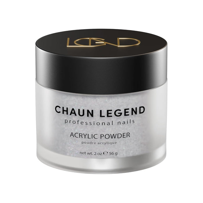 Chaun Legend Acrylic Powder - 103 Snowflake Shimmer 2 Oz