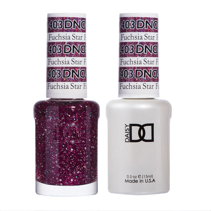 DND - Gel & Lacquer - #403 Fuchsia Star