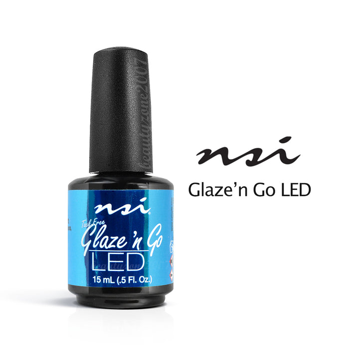 nsi - LED Glaze 'n Go Tack-Free (No Wipe) UV Gel Sealant - .5oz