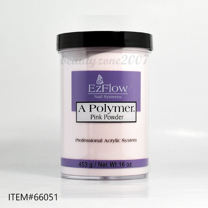 EzFlow Acrylic Powder - Pink 16oz #66051
