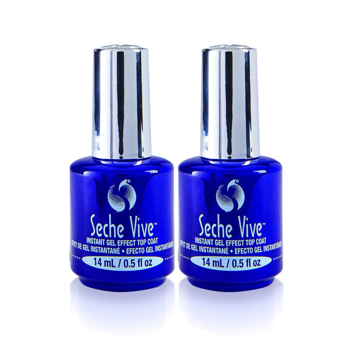 Seche Vive - Gel Effect Top Coat 0.5 oz (2 Pack)