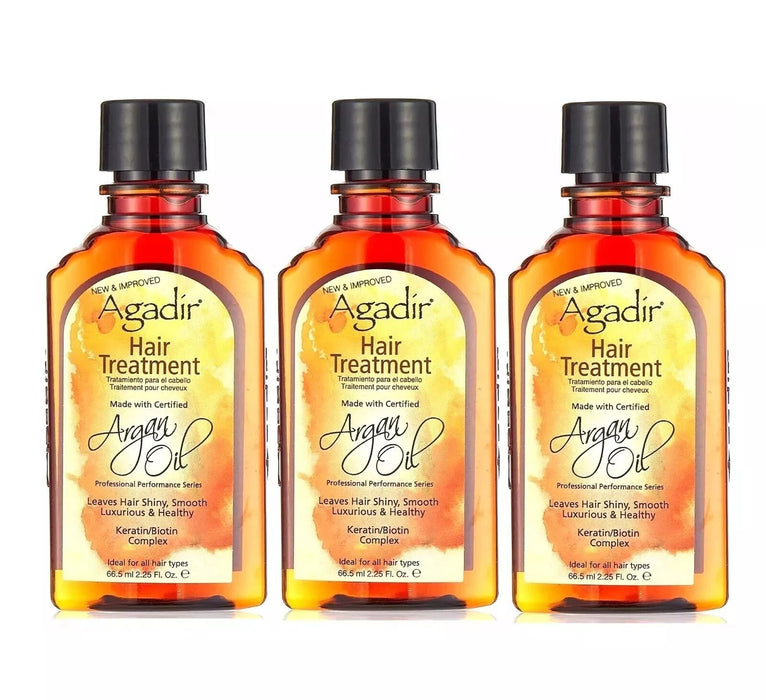 Agadir Argan Oil Hair Treatment 2.25 oz ( pack of 3)