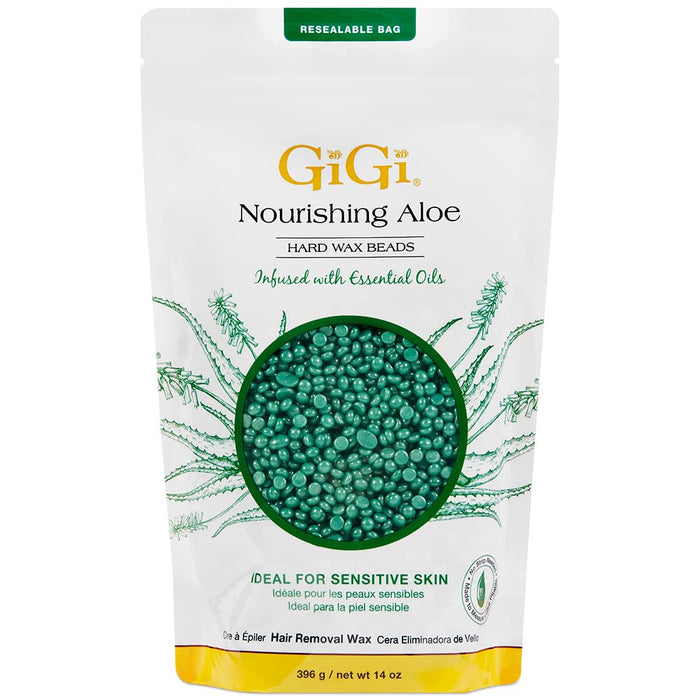GiGi Hard Wax Beads - Aloe Hard Wax Beads 14 oz