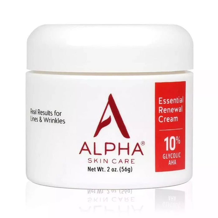 Alpha - Skin Care Essential Renewal Cream 2 oz. 10% Glycolic AHA