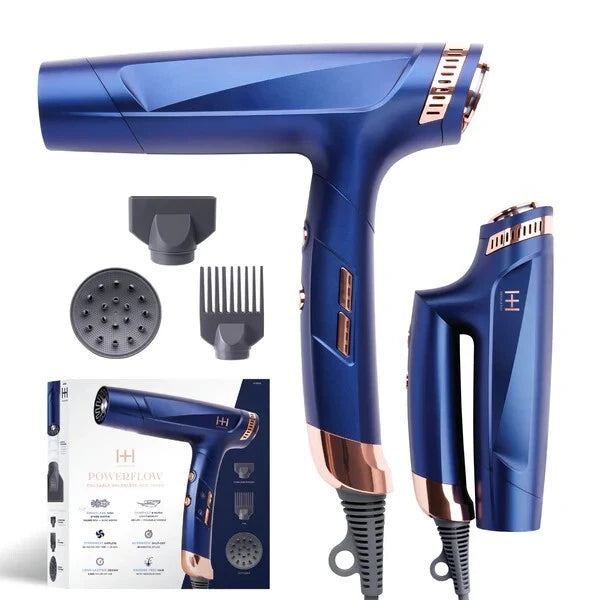 Annie Hot & Hotter Powerflow Foldable Brushless Hair Dryer #5889