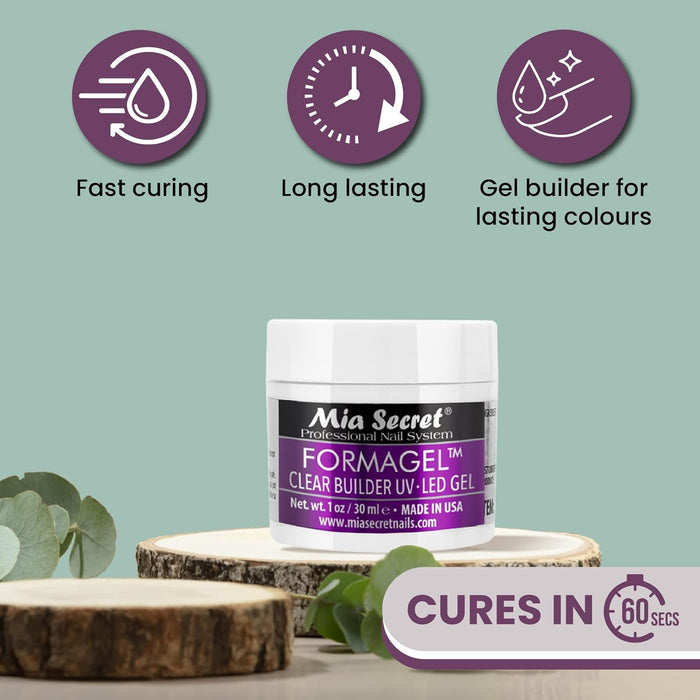 Mia Secret - Formagel Builder Gel (Clear) 1 oz