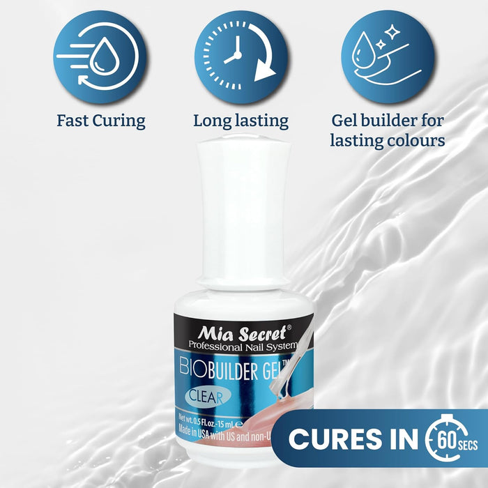 Mia Secret - Bio Builder Gel - 0.5 oz (Clear)