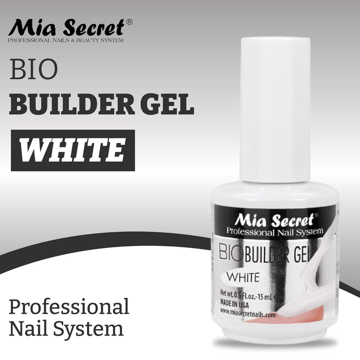 Mia Secret - Bio Builder Gel - 0.5 oz (White)