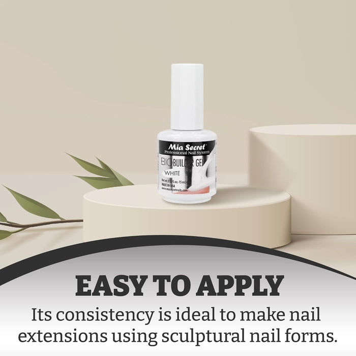 Mia Secret - Bio Builder Gel - 0.5 oz (White)