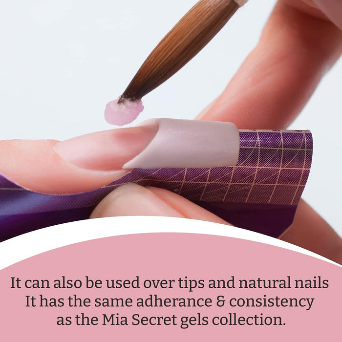 Mia Secret - Bio Builder Gel - 0.5 oz (Frosted Pink)