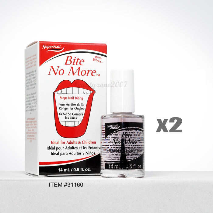 SuperNail - Bite No More 0.5oz - Stop Nail Biting (2 Pack)