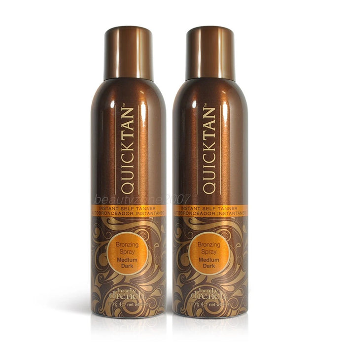 Body Drench - Quick Tan Bronzing Spray Medium/Dark Tan 6 Oz (2 Pack)