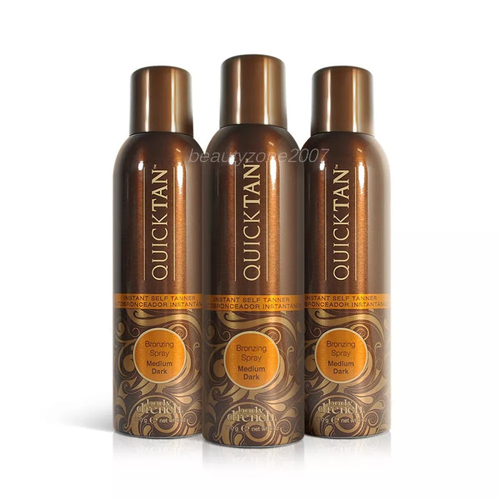 Body Drench - Quick Tan Bronzing Spray Medium/Dark Tan 6 Oz (3 Pack)