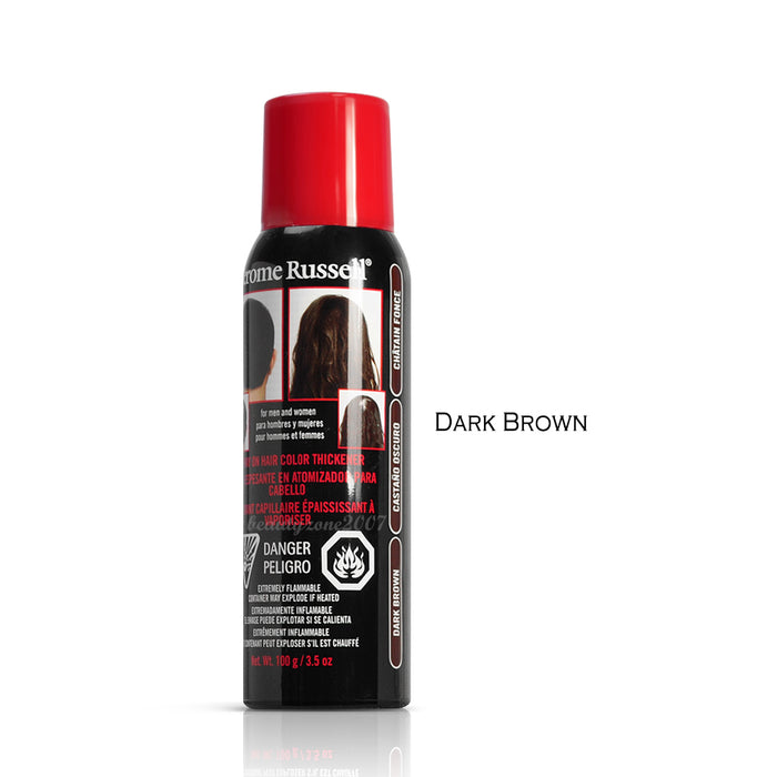 Jerome Russell - Spray-on Hair Color Thickener - Dark Brown 3.5oz