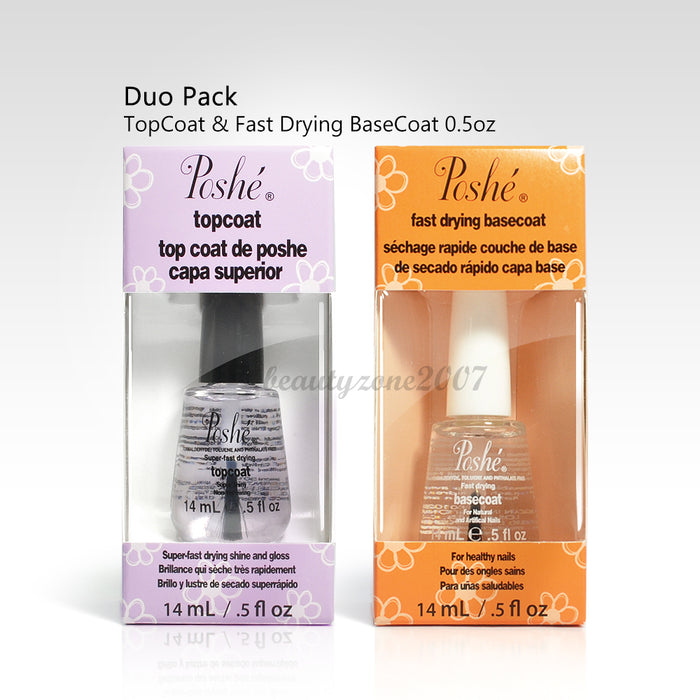 Poshe - Top Coat + Base Coat 0.5oz