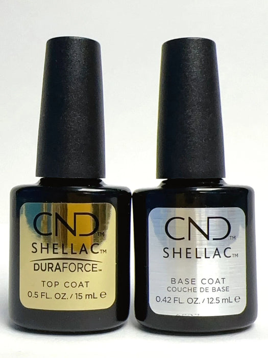 CND Shellac - DuraForce Top Coat Base Coat 0.42oz Duo Pack