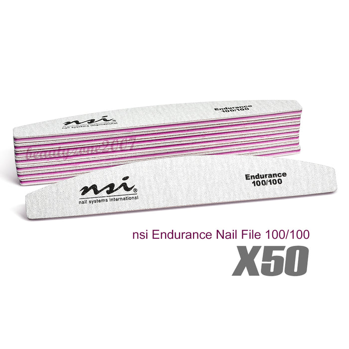 nsi - Endurance Nail File 100/100 (50 Pcs)