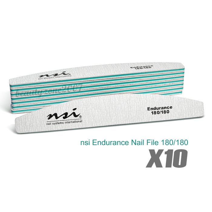 nsi - Endurance Nail File 180/180 (10 Pcs)