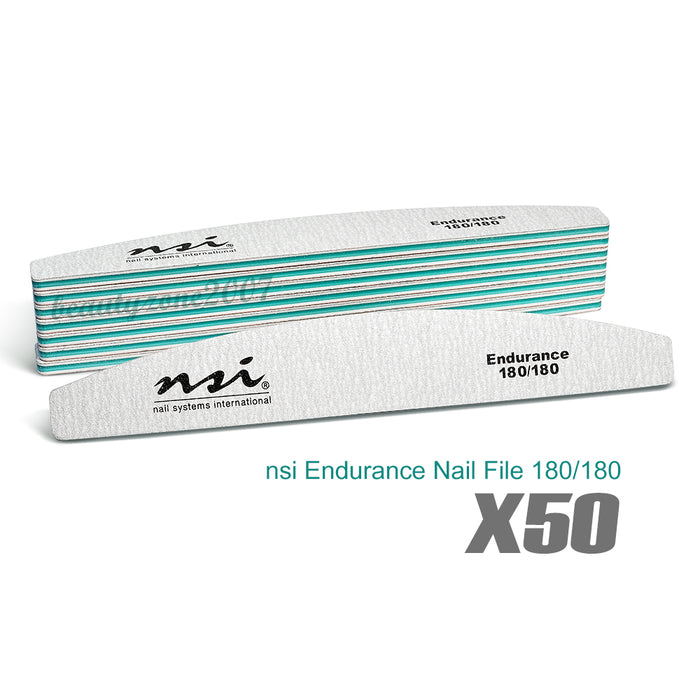 nsi - Endurance Nail File 180/180 (50 Pcs)