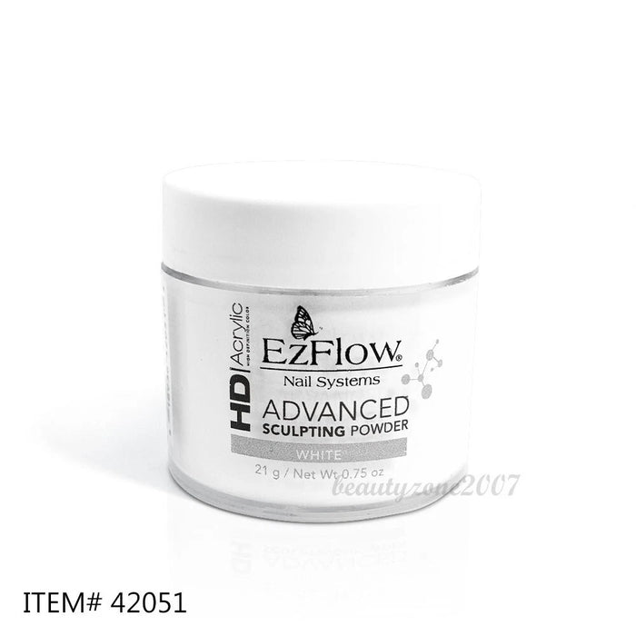 EzFlow - HD Acrylic Powder - White 0.75oz