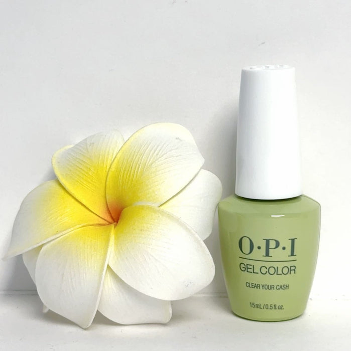 OPI GelColor - S005 Clear Your Cash