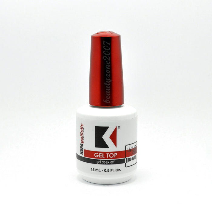 Kupa Gelfinity Gel TOP COAT No Wipe UV/LED Cure Soak Off 0.5oz