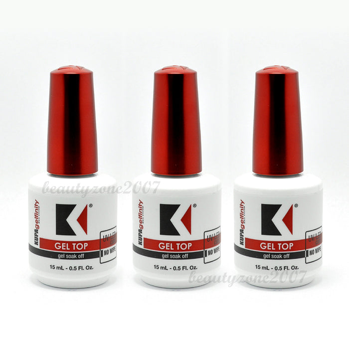 Kupa - GelFinity Top Coat 0.5 oz (3 Pack)