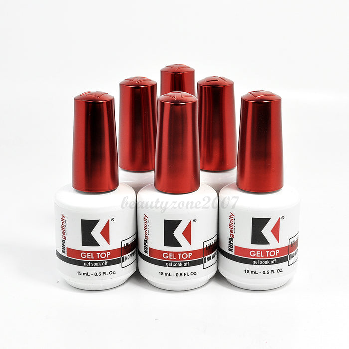 Kupa - GelFinity Top Coat 0.5 oz (Pack of 6)