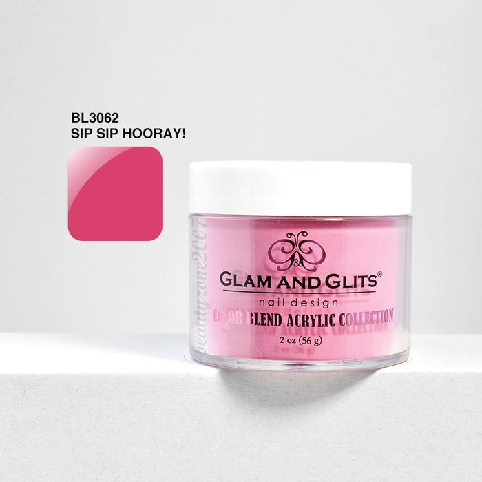 Glam and Glits Color Blend Nail Powder BL3062 Sip Sip Hooray! 2oz
