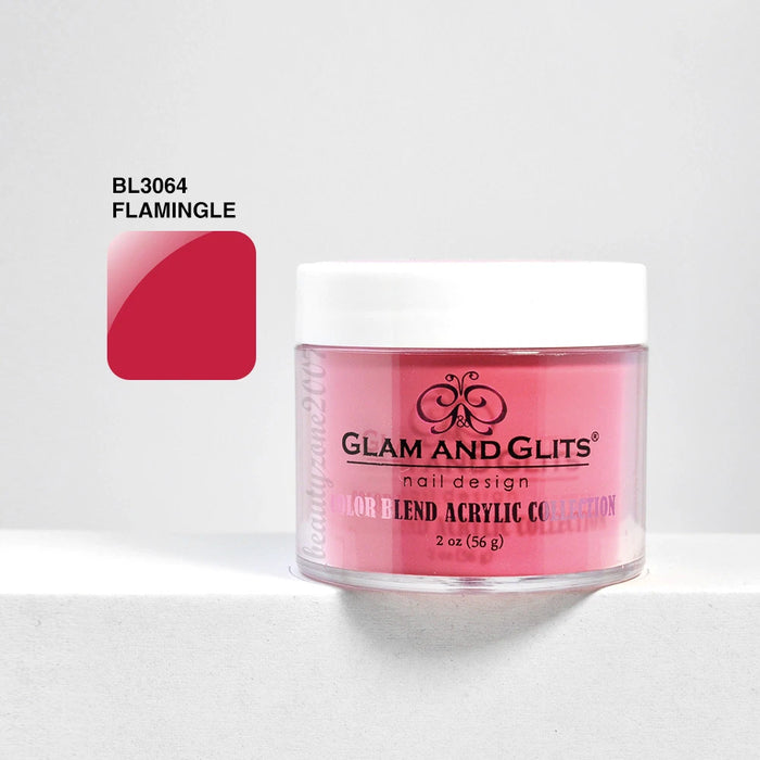 Glam and Glits Color Blend Nail Powder BL3064 - Flamingle 2oz