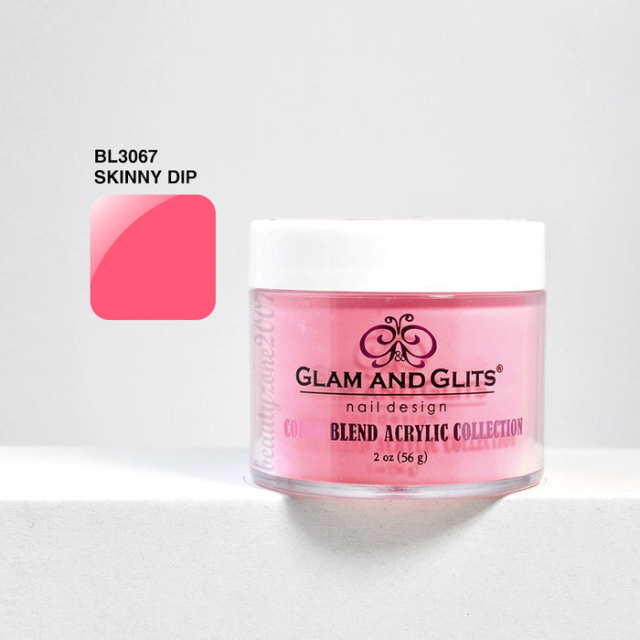 Glam and Glits Color Blend Nail Powder BL3067 - Skinny Dip 2oz