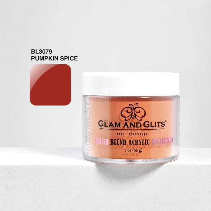 Glam and Glits Color Blend Nail Powder BL3079 Pumpkin Spice 2oz