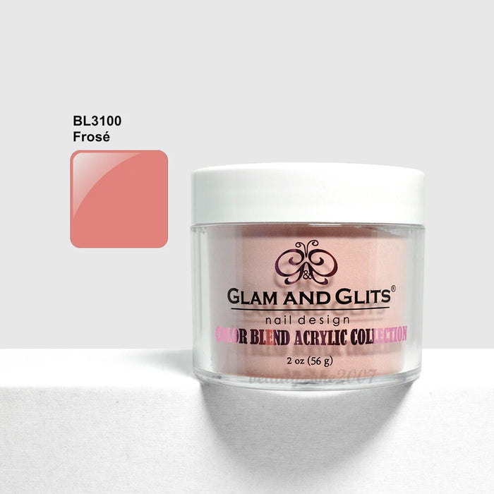 Glam and Glits Color Blend Nail Powder BL3100 - Frose 2oz