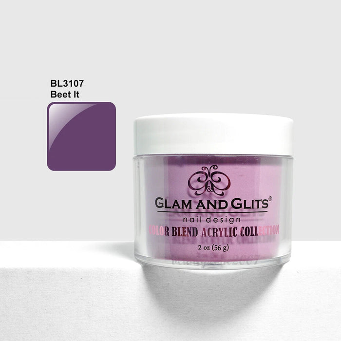 Glam and Glits Color Blend Nail Powder BL3107 - Beet It 2oz
