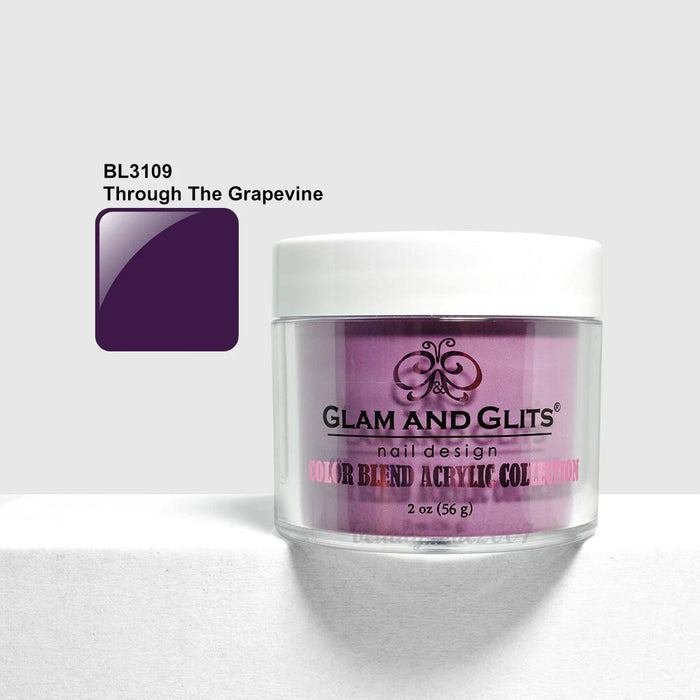 Glam and Glits Color Blend Nail Powder BL3109 - Through The Grapevine 2oz