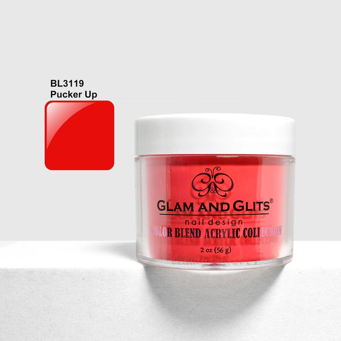 Glam and Glits Color Blend Nail Powder BL3119 - Pucker Up 2oz