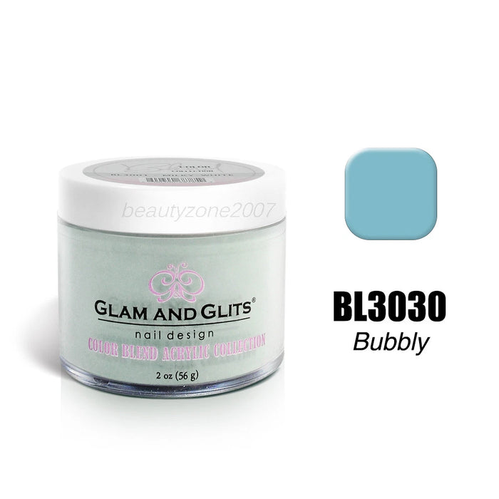 Glam and Glits Color Blend Nail Powder BL3030 - Bubbly 2oz