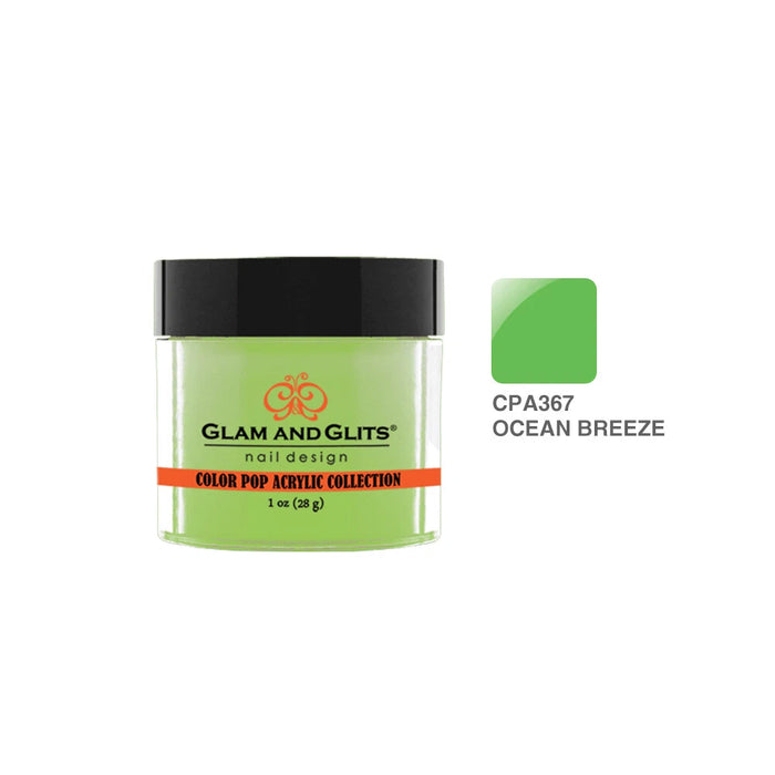Glam And Glits Color Acrylic Powder CPA367 Ocean Breeze 1oz