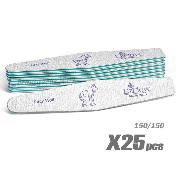 Ezflow - Grey Wolf Nail Files 150/150 (25ct)