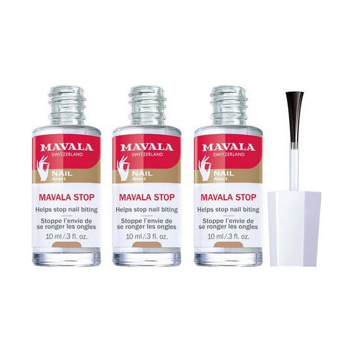 Mavala - Stop Deterrent Nail Treatment | to Help Stop Putting 0.3oz (3 pack)