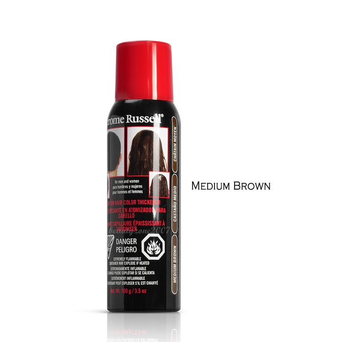 Jerome Russell - Spray-on Hair Color Thickener - Medium Brown 3.5oz