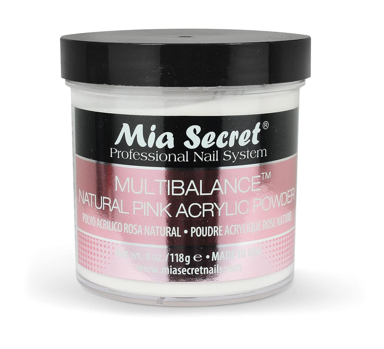 Mia Secret Acrylic Powder - Multibalance Natural Pink 4 oz