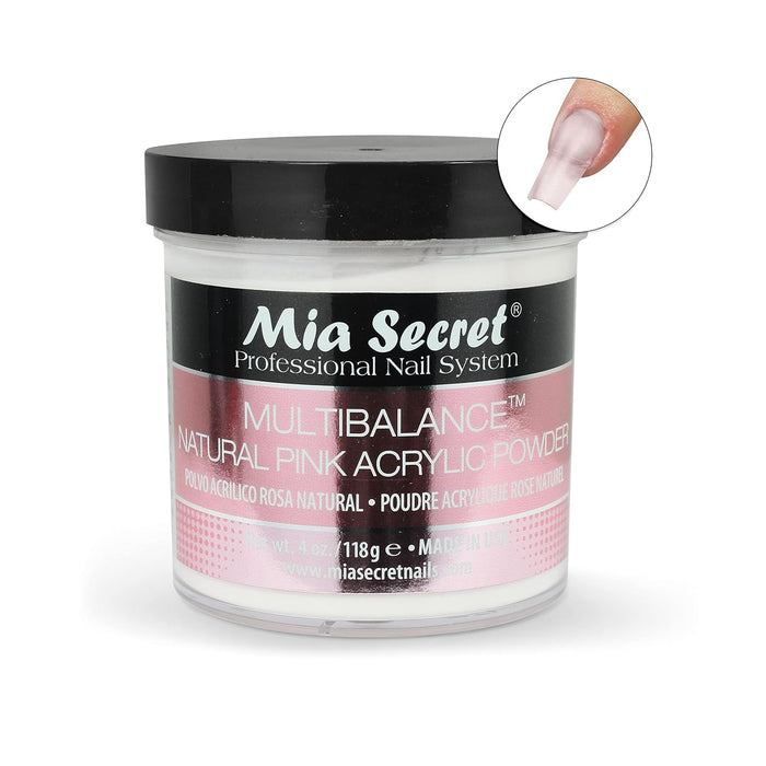 Mia Secret Acrylic Powder - Multibalance Natural Pink 4oz