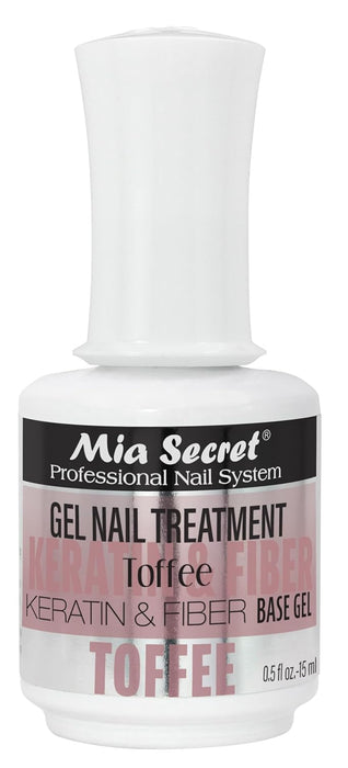 Mia Secret Gel Nail Treatment Keratin Base & Top (Natural) 0.5oz