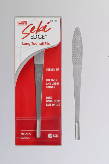 Seki Edge SS-401 Long Metal Toe Nail File