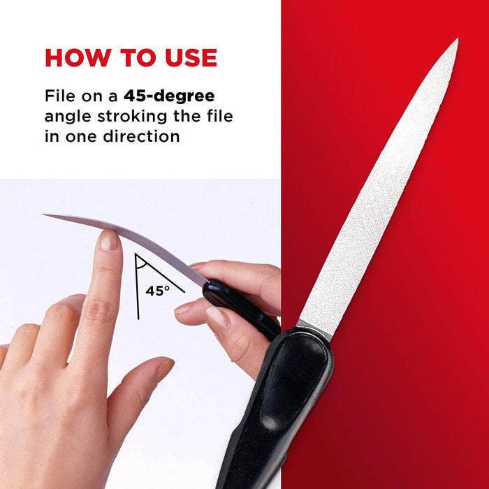 Seki Edge SS-404 Curved Metal Nail File