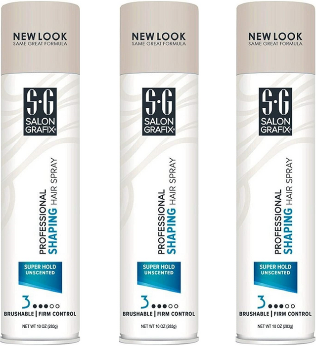 Salon Grafix - Shaping Hair Spray 10 oz (3 pack)