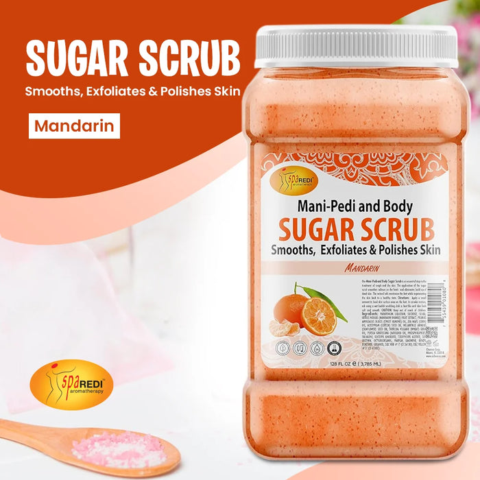 Spa Redi - Sugar Body Scrub Mandarin 128 oz