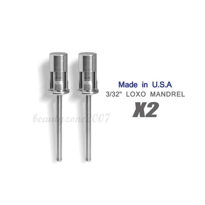 StarTool Nail Drill Bit - Loxo Mandrel Bit - Silver (2 pack)